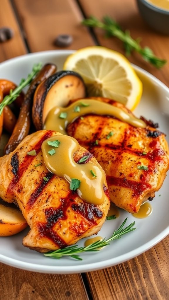 “Devotion” Dijon Chicken with Herb Marinade