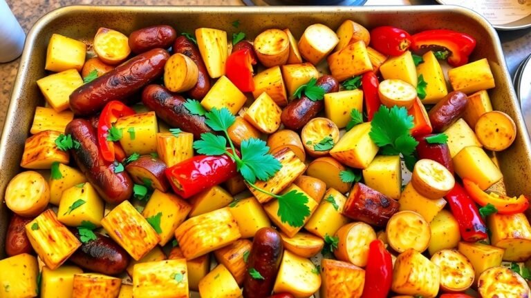 Italian Sausage and Pepper Sheet Pan Meal with Crispy Potatoes