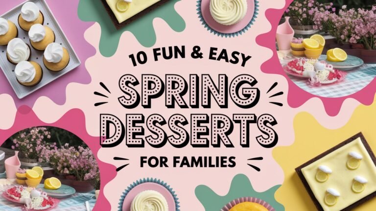 10 Fun & Easy Spring Desserts for Families (That Aren’t Just Cupcakes!)