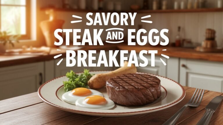 Savory Steak and Eggs Breakfast Recipe