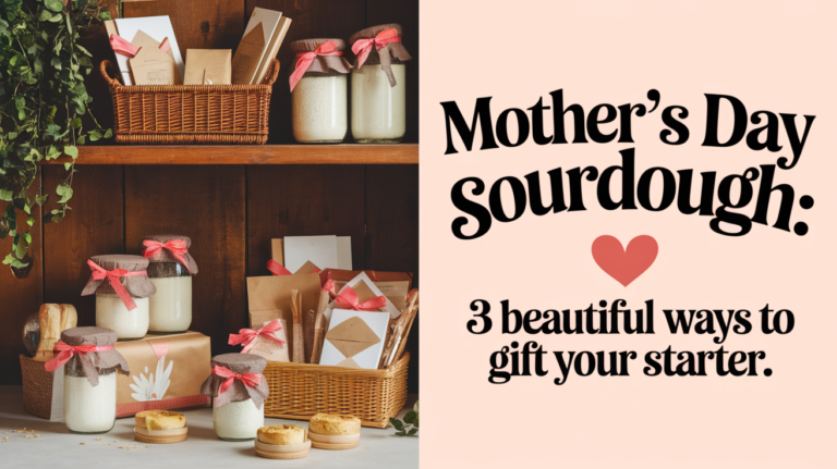 Mother’s Day Sourdough: 3 Beautiful Ways to Gift Your Starter