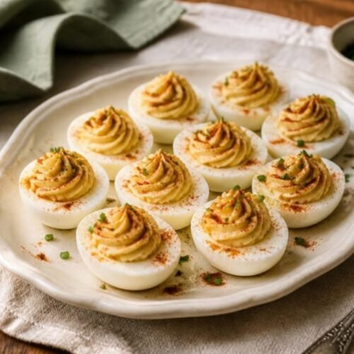 Classic Deviled Eggs with a Smoked Paprika Twist