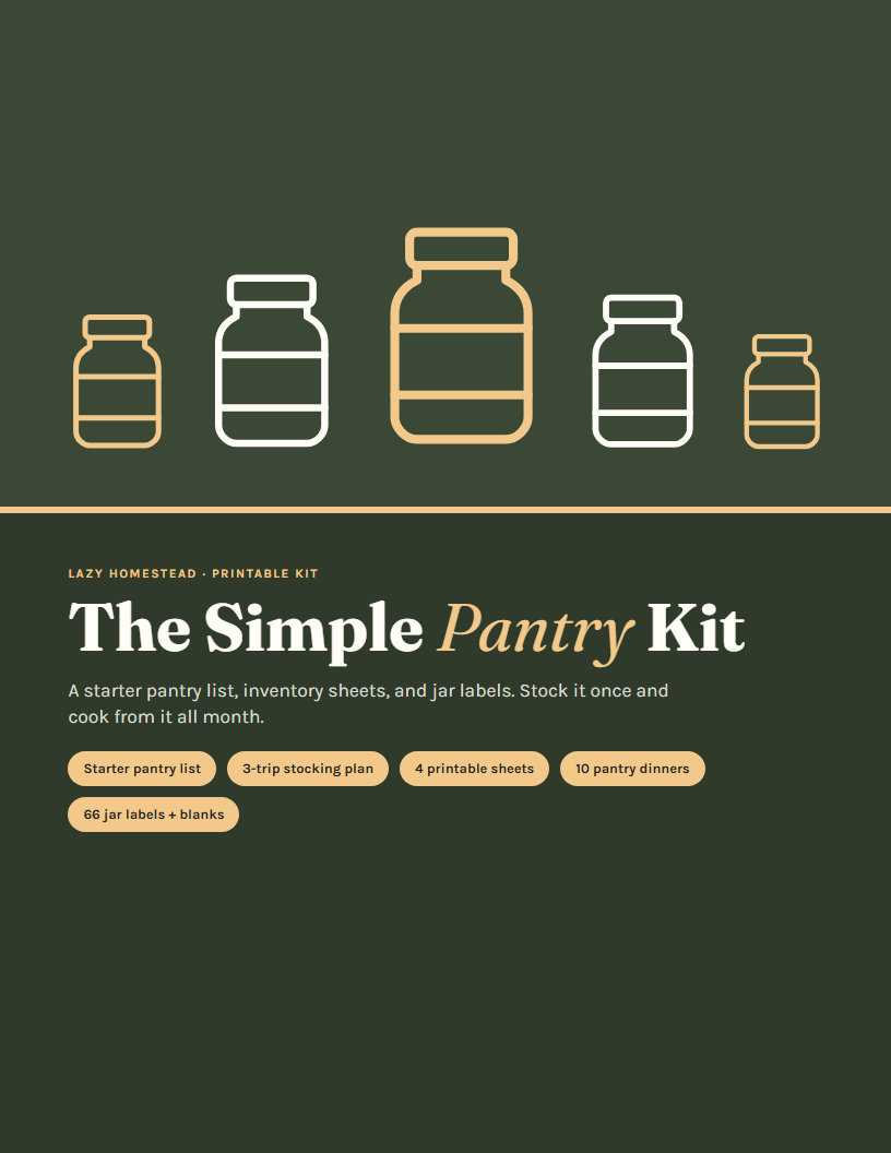 Simple Pantry Kit cover