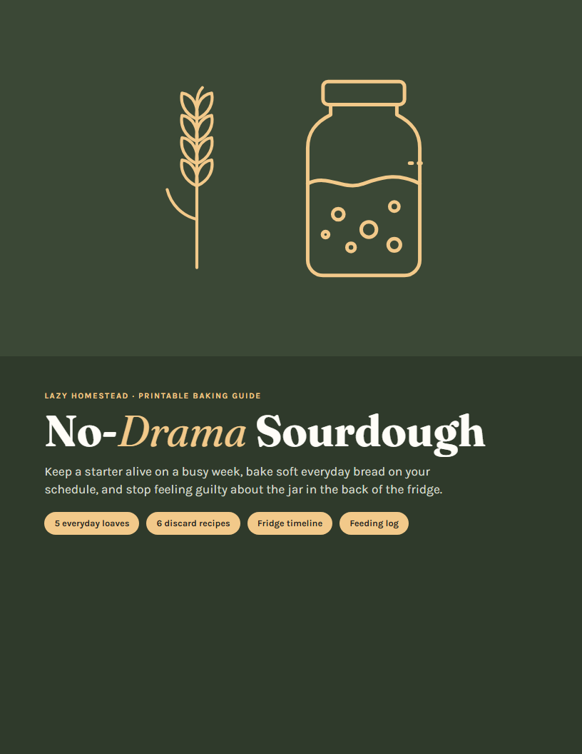 No-Drama Sourdough guide cover