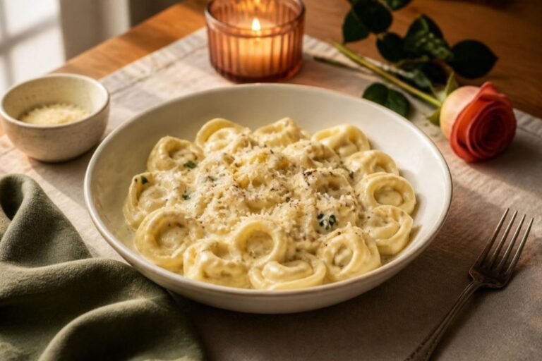 Creamy Tie the Knot Tortellini Alfredo