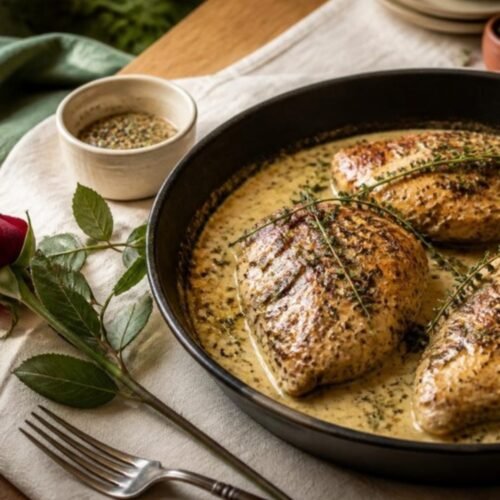 “Devotion” Dijon Chicken with Herb Marinade
