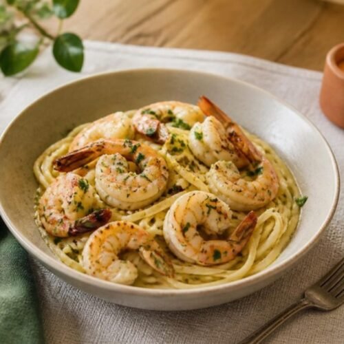 Eternal Flame Spicy Shrimp Scampi Recipe