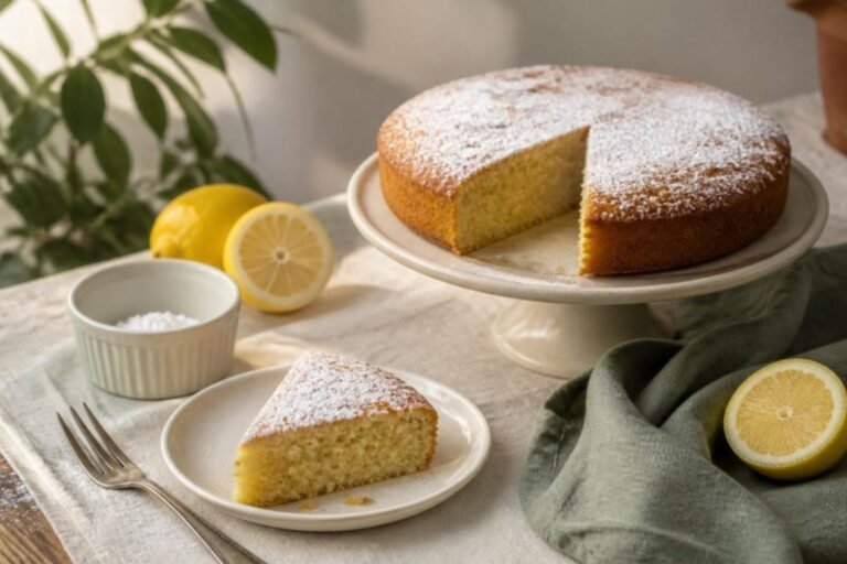 Instant Pot Lemon Ricotta Cake