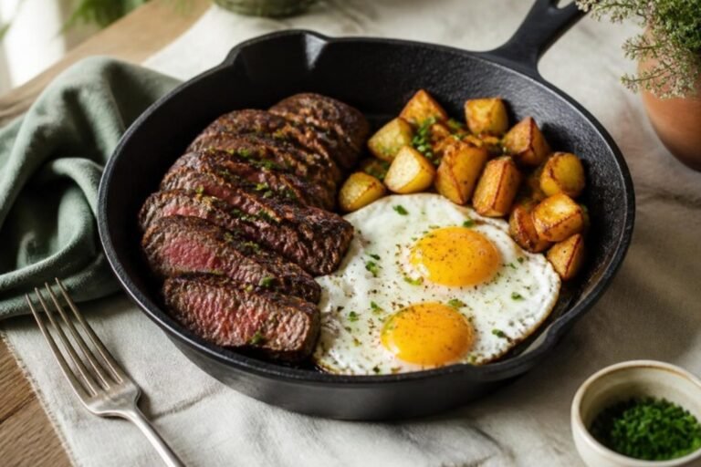 Savory Steak and Eggs Breakfast Recipe